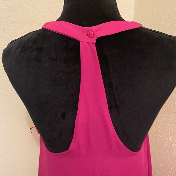 - Luca Couture Pink Halter swing dress size M - Picture 3 of 8